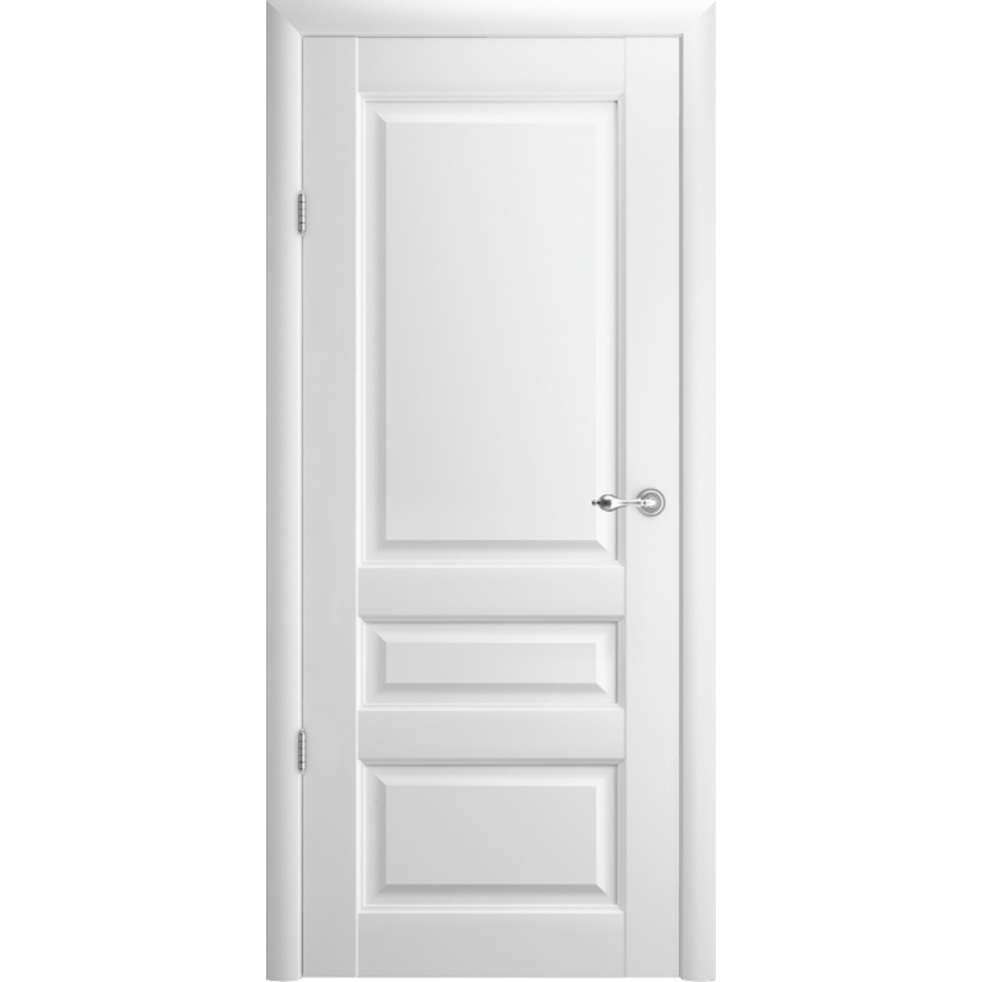 Межкомнатная дверь Эрмитаж 2 ПГ Белый винил Albero по цене 15359 руб.  купить в Москве в интернет-магазине Двери LEKO