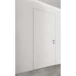 Скрытая дверь INVISIBLE под покраску и с алюминиевой кромкой