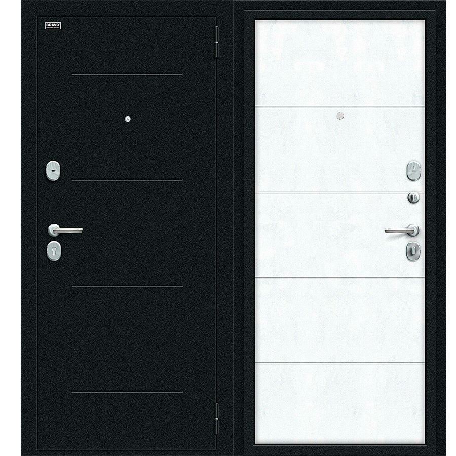 Входная дверь Граффити-1 Букле черное/Snow Art Входная дверь Граффити-1 Букле черное/Snow Art