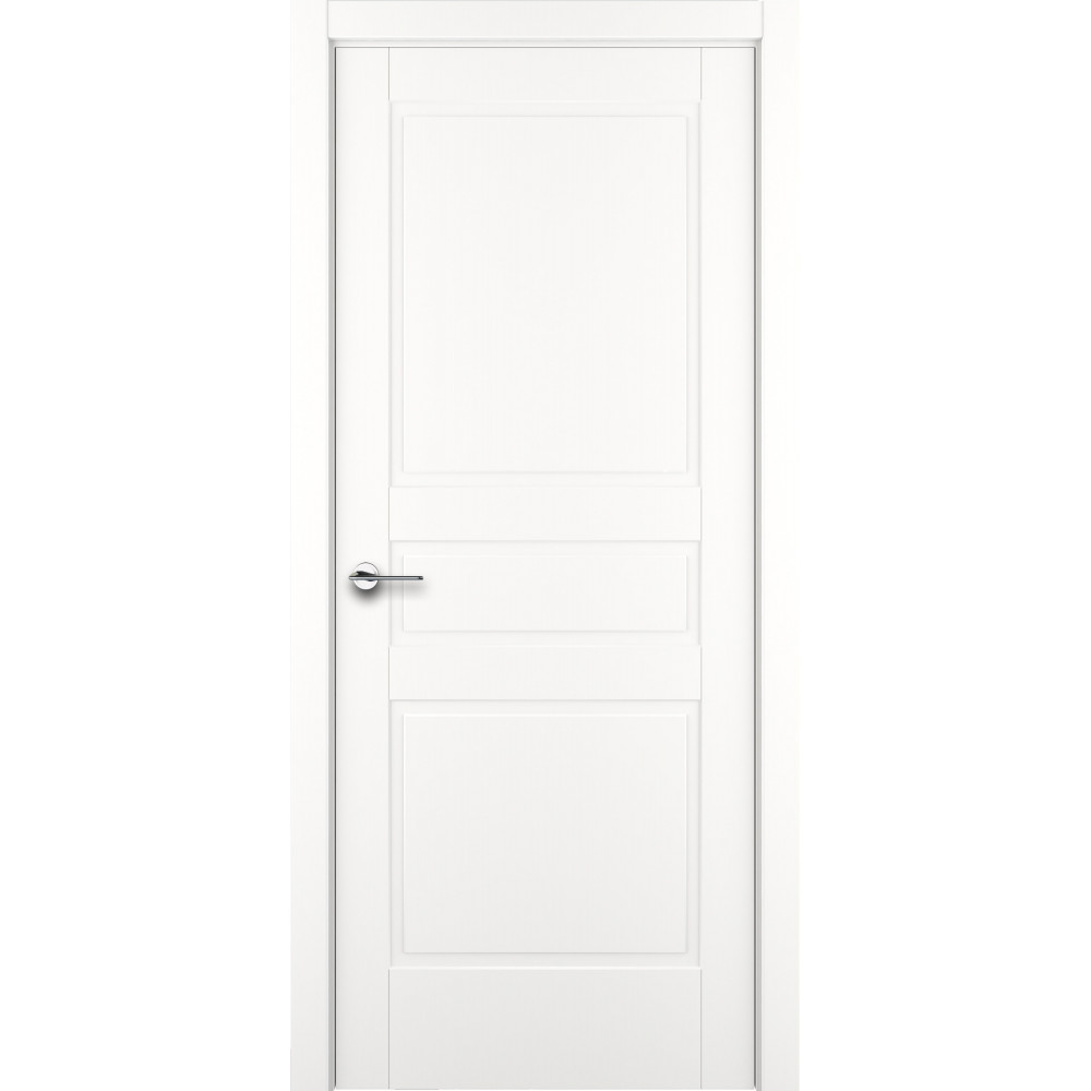 Межкомнатная дверь Ампир Белый эмаль ZADOOR Межкомнатная дверь Ампир Белый эмаль ZADOOR (Белая матовая глухая дверь в современном стиле)