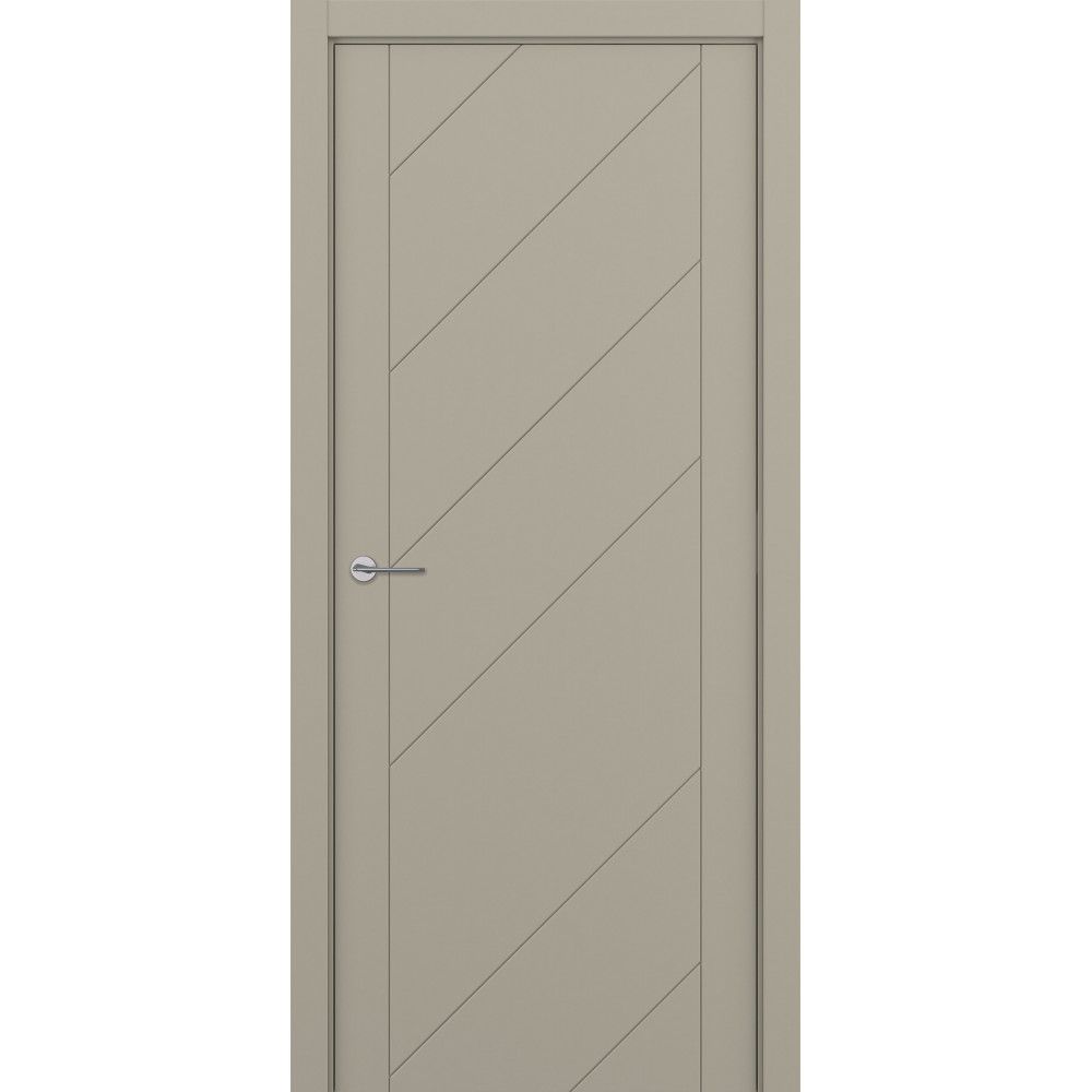 Межкомнатная дверь Diagonale Серый шелк эмаль ZADOOR Межкомнатная дверь Diagonale Серый шелк эмаль ZADOOR