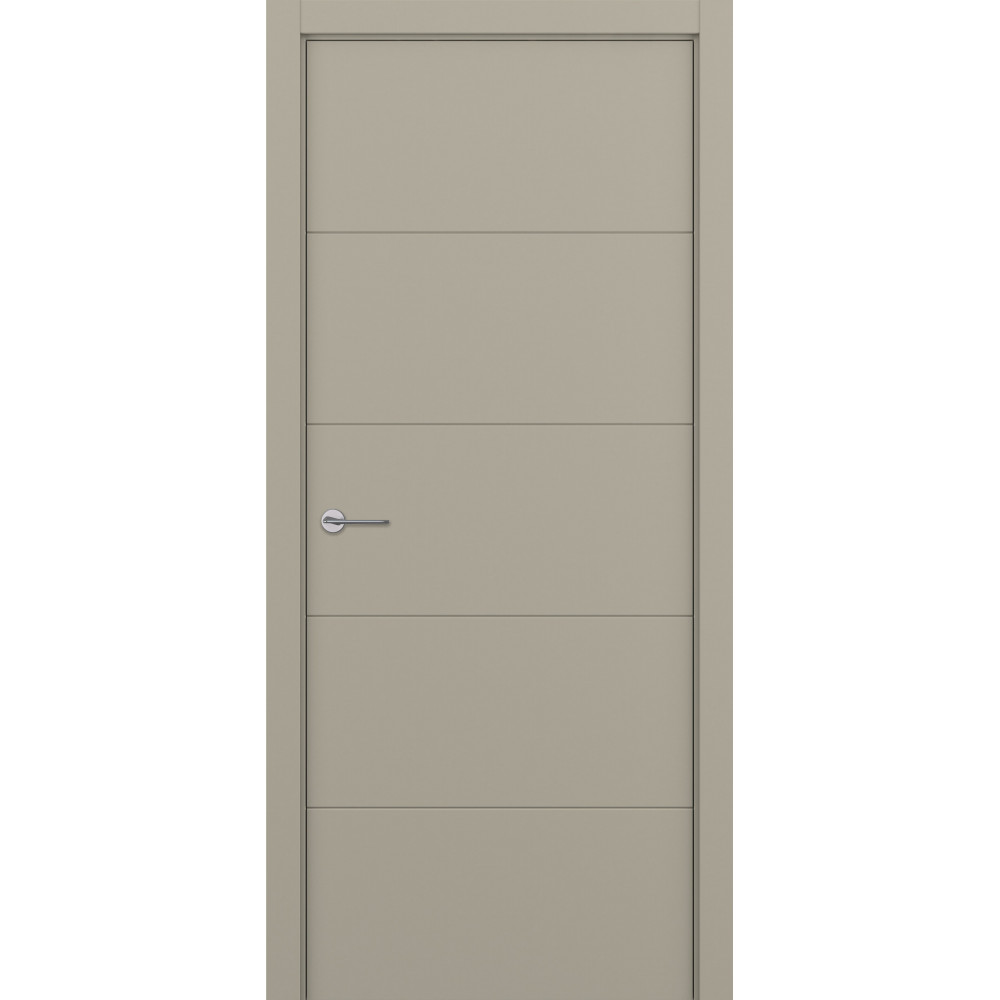 Межкомнатная дверь Groove Серый шелк эмаль ZADOOR Межкомнатная дверь Groove Серый шелк эмаль ZADOOR