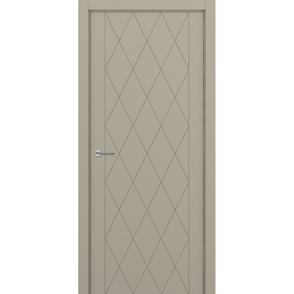 Межкомнатная дверь Rombo Серый шелк эмаль ZADOOR Межкомнатная дверь Rombo Серый шелк эмаль ZADOOR