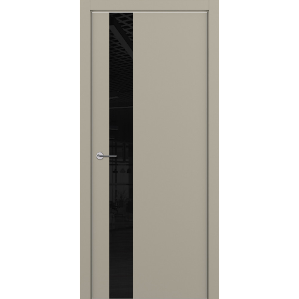Межкомнатная дверь ПО А3 ALU Серый шелк эмаль ZADOOR Межкомнатная дверь ПО А3 ALU Серый шелк эмаль ZADOOR