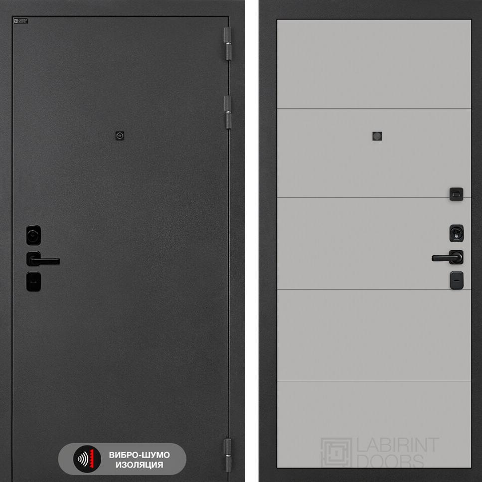 Входная дверь ACUSTIC 13 - Грей софт Лабиринт Входная дверь ACUSTIC 13 - Грей софт Лабиринт