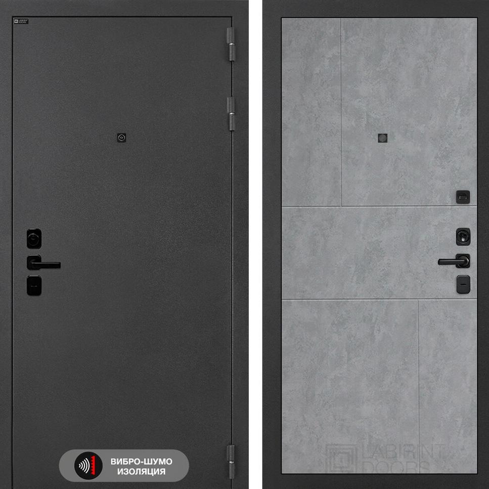 Входная дверь ACUSTIC 21 - Бетон светлый Лабиринт Входная дверь ACUSTIC 21 - Бетон светлый Лабиринт