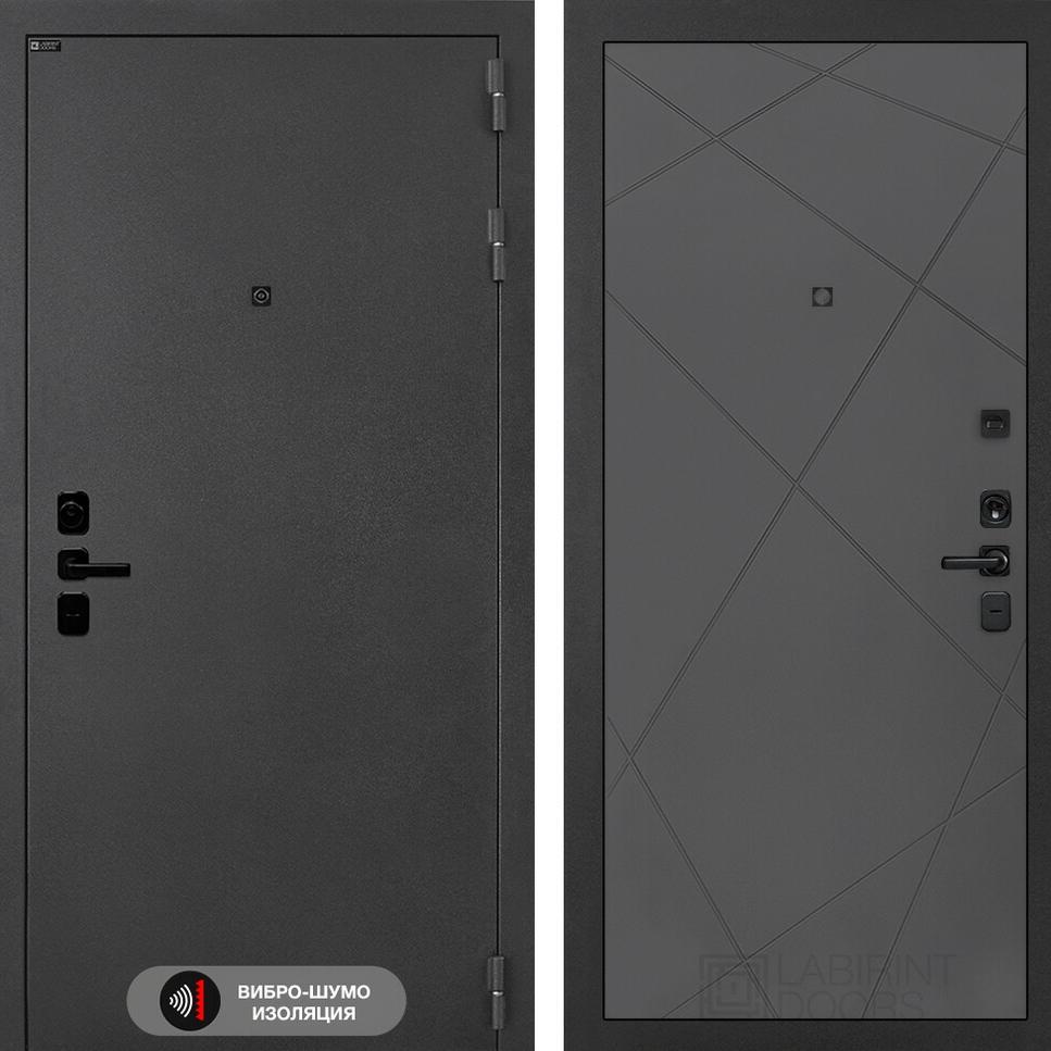 Входная дверь ACUSTIC 24 - Графит софт Лабиринт Входная дверь ACUSTIC 24 - Графит софт Лабиринт
