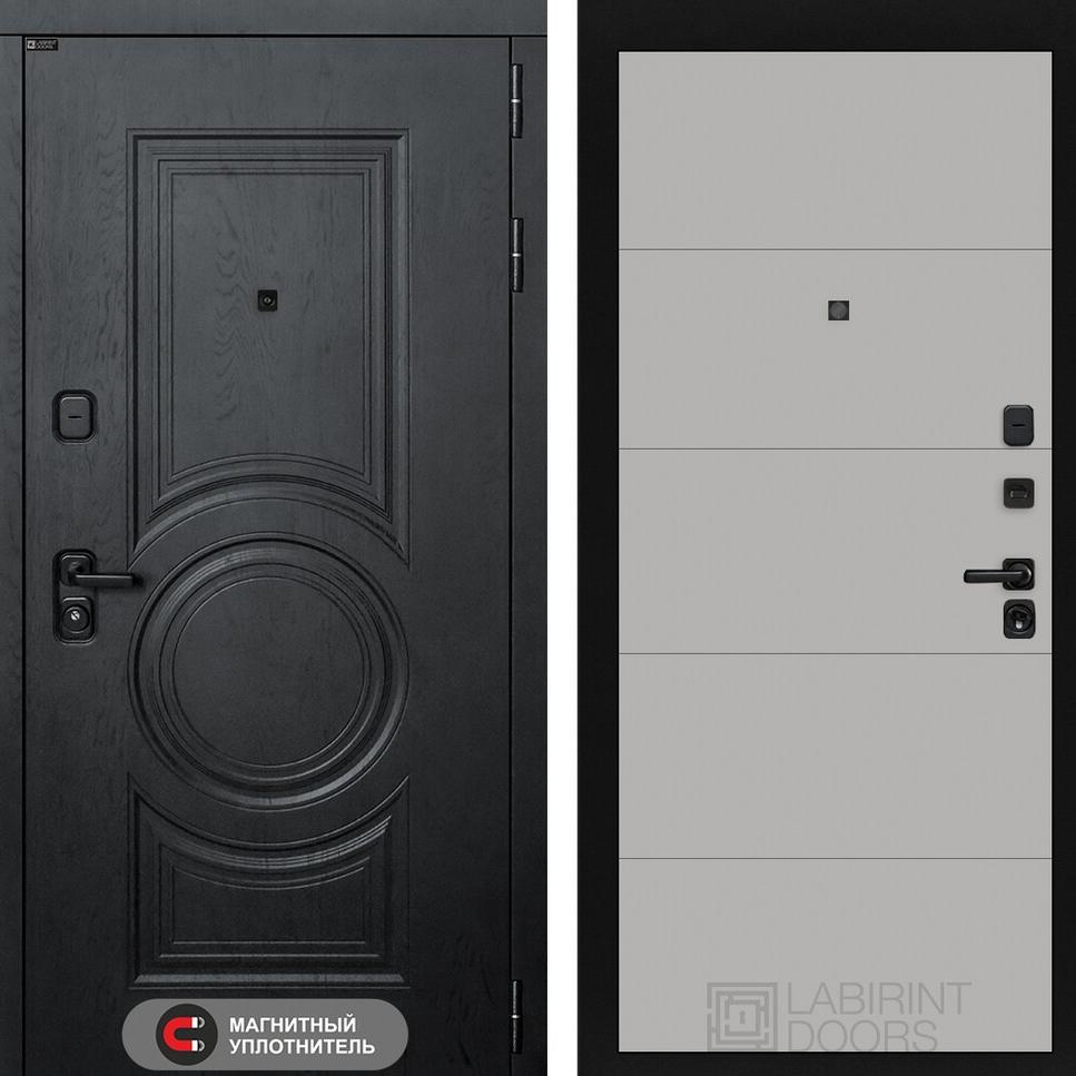 Входная дверь GRAND 13 - Грей софт Лабиринт Входная дверь GRAND 13 - Грей софт Лабиринт