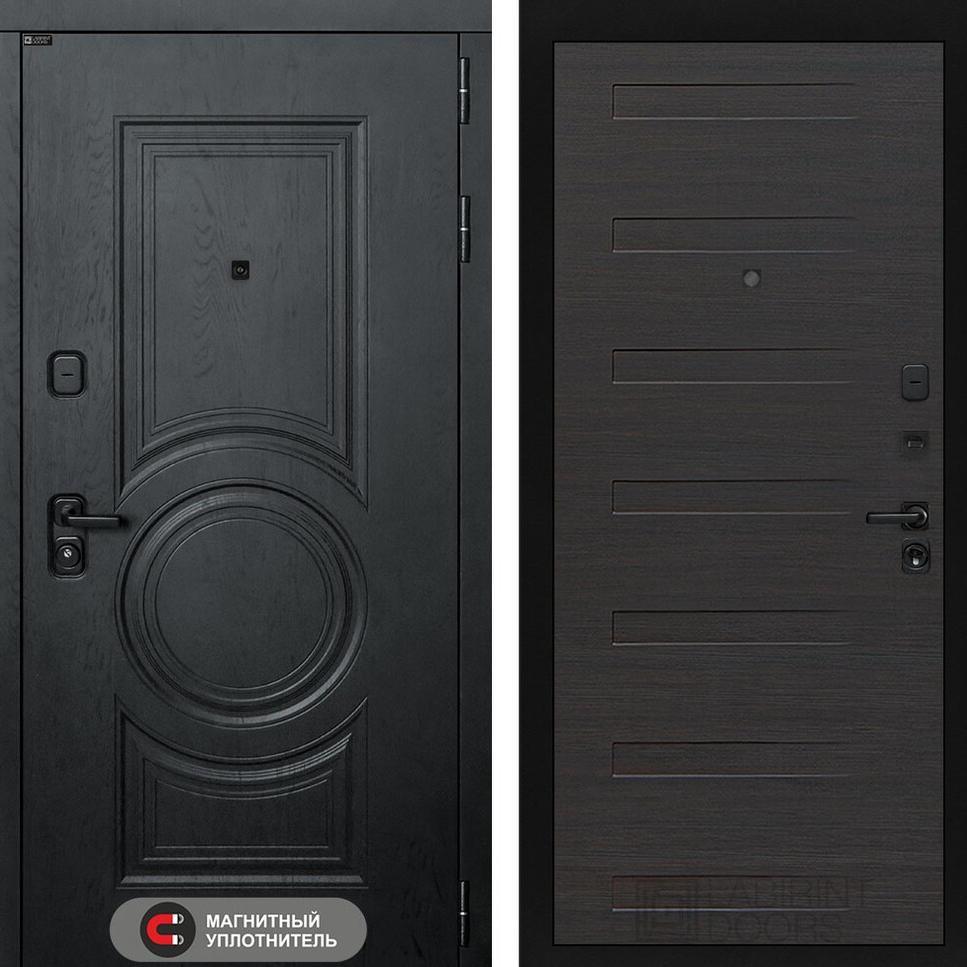 Входная дверь GRAND 14 - Эковенге горизонтальный Лабиринт Входная дверь GRAND 14 - Эковенге горизонтальный Лабиринт