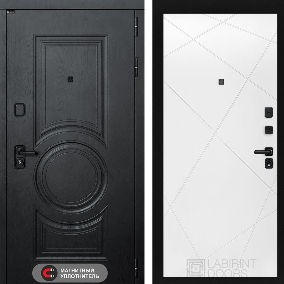 Входная дверь GRAND 24 - Белый софт Лабиринт Входная дверь GRAND 24 - Белый софт Лабиринт