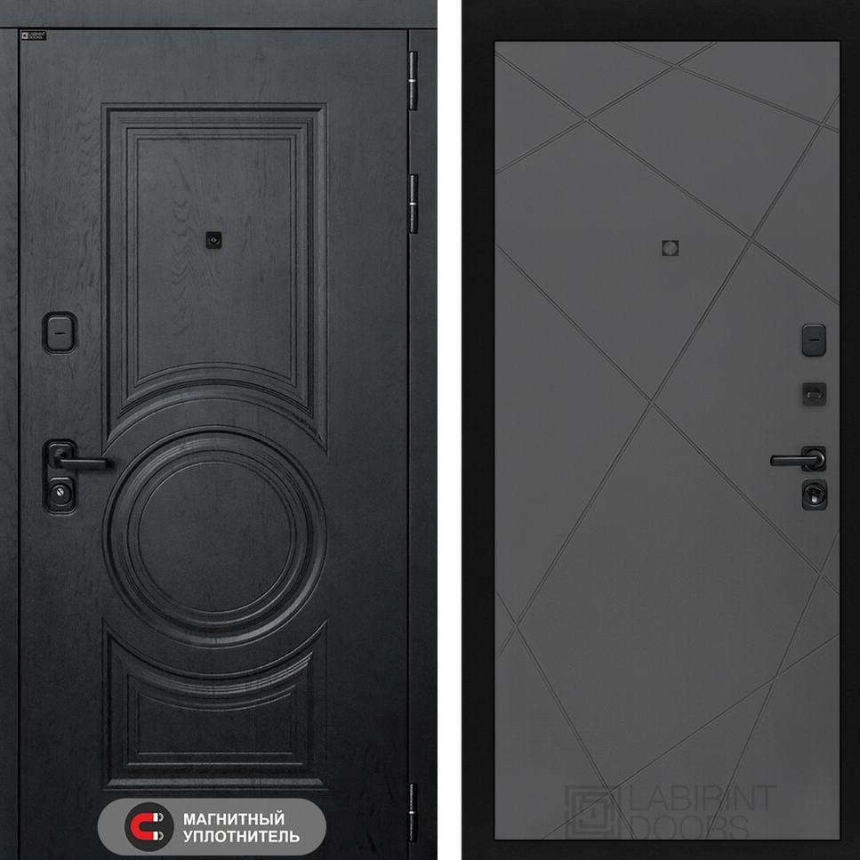 Входная дверь GRAND 24 - Графит софт Лабиринт Входная дверь GRAND 24 - Графит софт Лабиринт