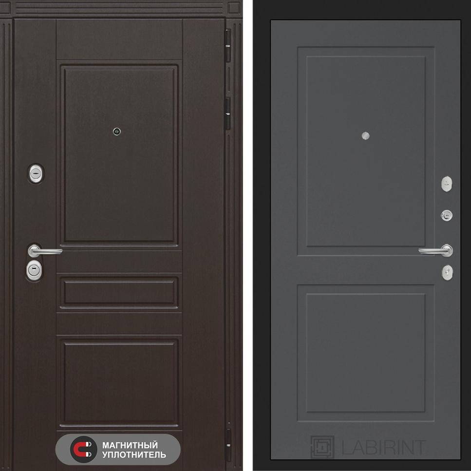 Входная дверь Мегаполис 11 - Графит софт Лабиринт Входная дверь Мегаполис 11 - Графит софт Лабиринт