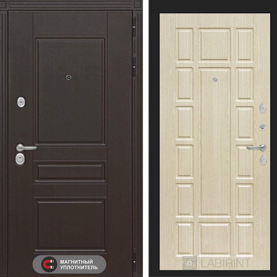 Входная дверь Мегаполис 12 - Беленый дуб Лабиринт Входная дверь Мегаполис 12 - Беленый дуб Лабиринт