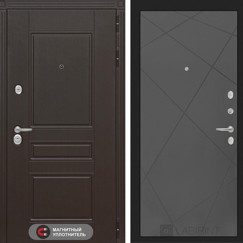 Входная дверь Мегаполис 24 - Графит софт Лабиринт Входная дверь Мегаполис 24 - Графит софт Лабиринт