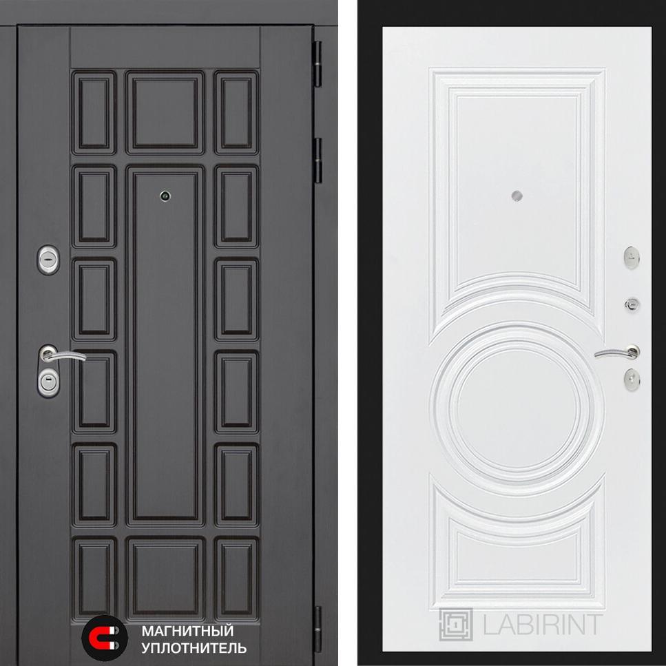 Входная дверь Нью-Йорк 23 - Белый софт Лабиринт Входная дверь Нью-Йорк 23 - Белый софт Лабиринт