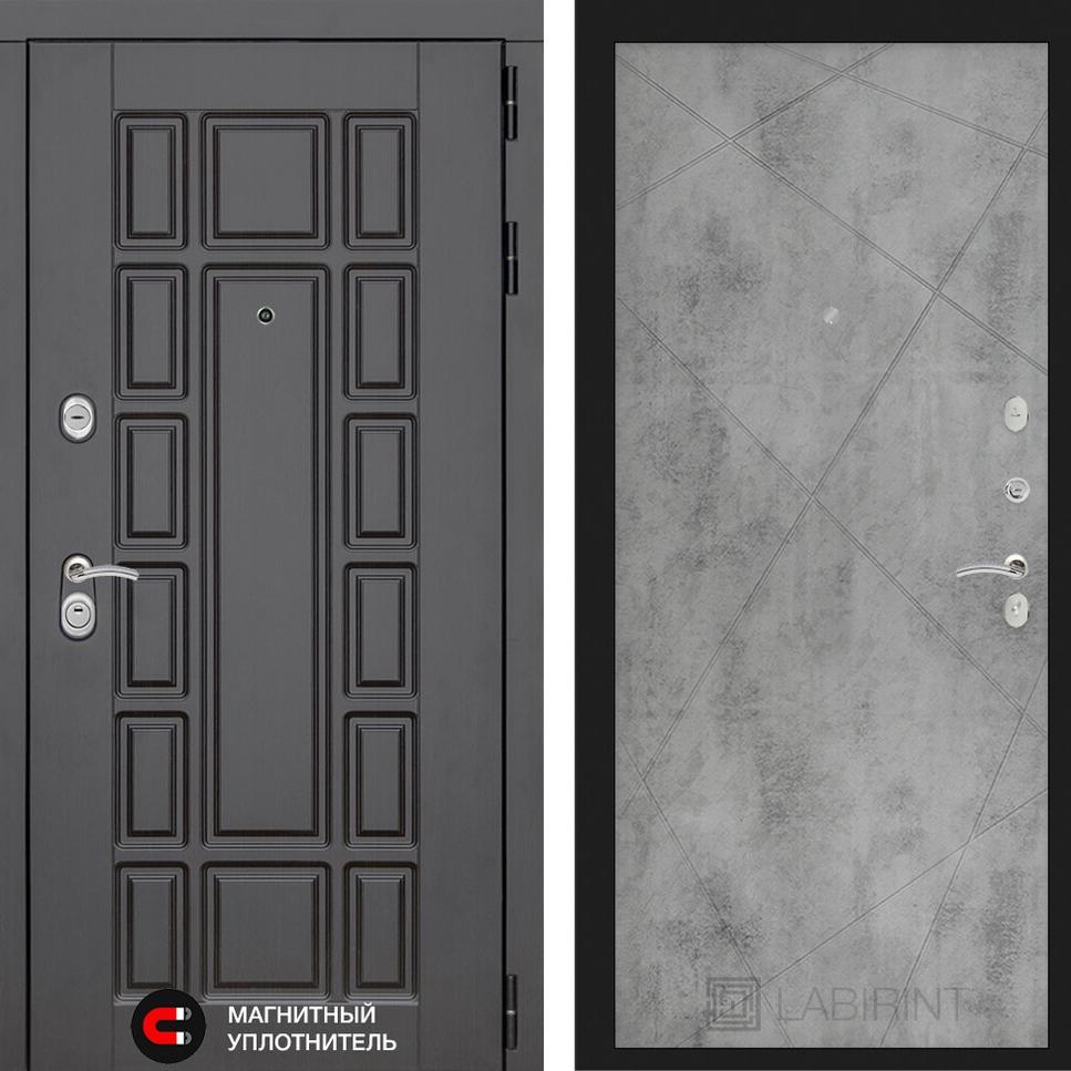 Входная дверь Нью-Йорк 24 - Бетон светлый Лабиринт Входная дверь Нью-Йорк 24 - Бетон светлый Лабиринт