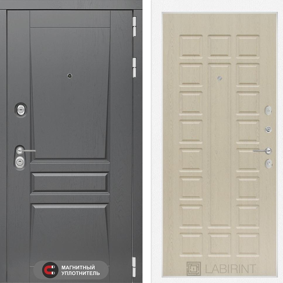 Входная дверь Платинум 04 - Беленый дуб Лабиринт Входная дверь Платинум 04 - Беленый дуб Лабиринт