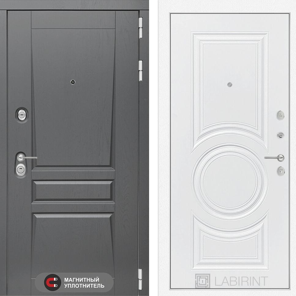 Входная дверь Платинум 23 - Белый софт Лабиринт Входная дверь Платинум 23 - Белый софт Лабиринт