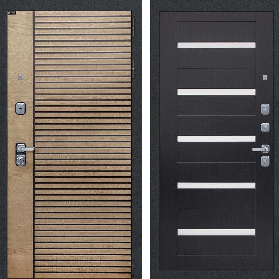 Входная дверь RITM 01 - Венге, стекло белое Лабиринт Входная дверь RITM 01 - Венге, стекло белое Лабиринт