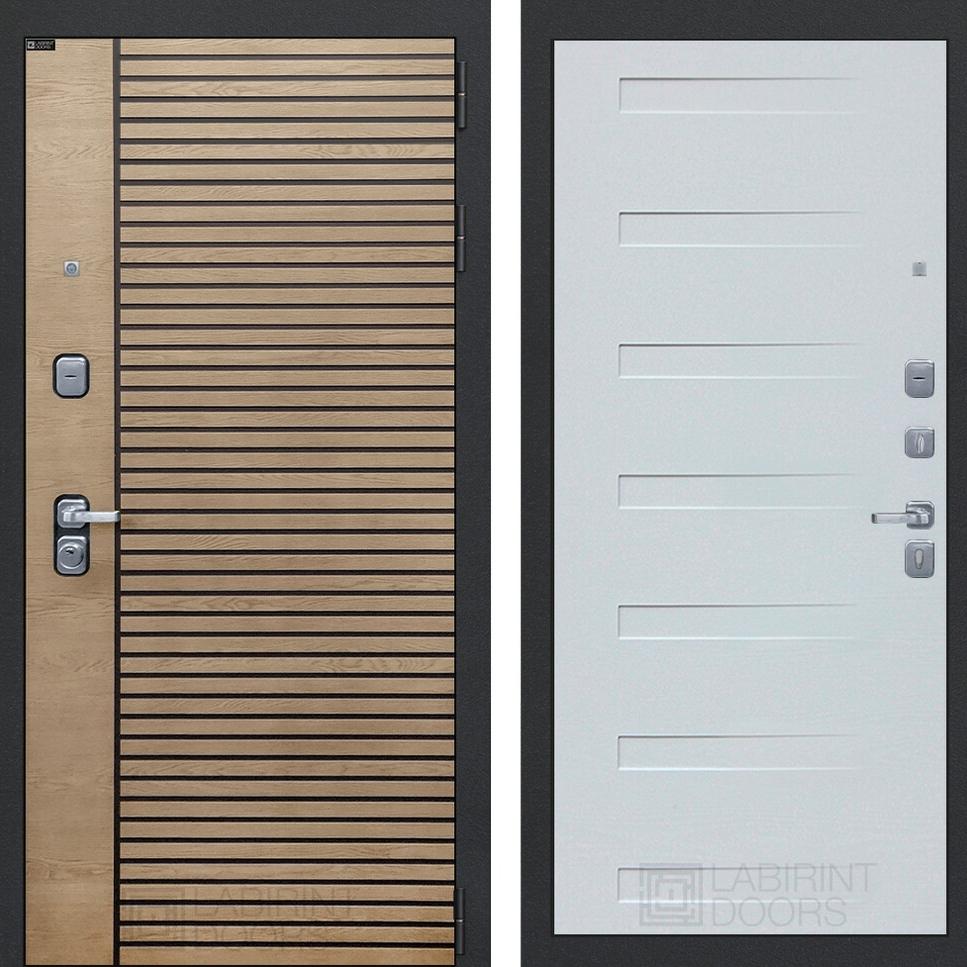 Входная дверь RITM 14 - Дуб кантри белый горизонтальный Лабиринт Входная дверь RITM 14 - Дуб кантри белый горизонтальный Лабиринт