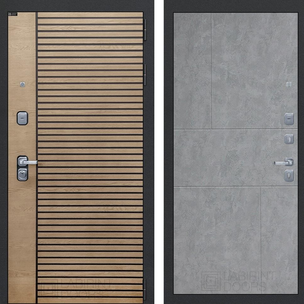 Входная дверь RITM 21 - Бетон светлый Лабиринт Входная дверь RITM 21 - Бетон светлый Лабиринт