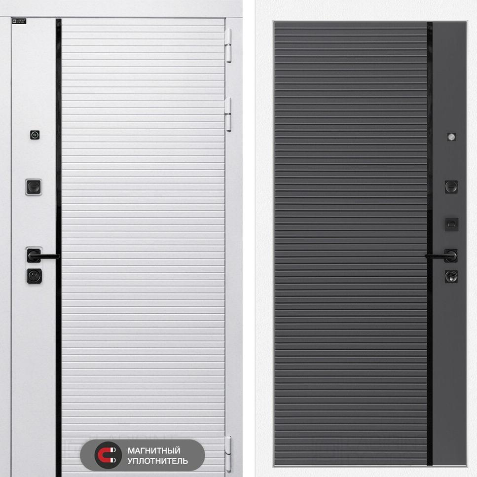 Входная дверь ROYAL 22 - Графит софт, черная вставка Лабиринт Входная дверь ROYAL 22 - Графит софт, черная вставка Лабиринт