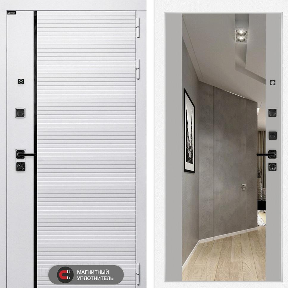 Входная дверь ROYAL с Зеркалом Максимум - Грей софт Лабиринт Входная дверь ROYAL с Зеркалом Максимум - Грей софт Лабиринт