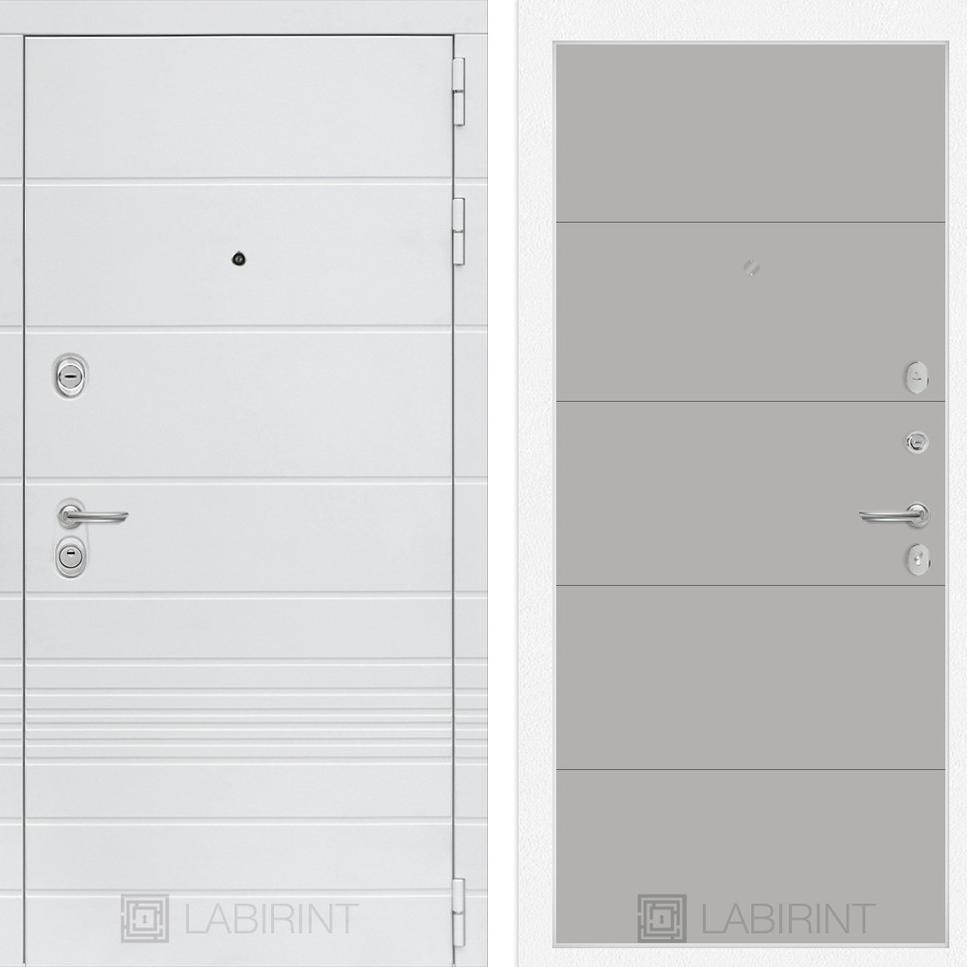 Входная дверь Трендо 13 - Грей софт Лабиринт Входная дверь Трендо 13 - Грей софт Лабиринт