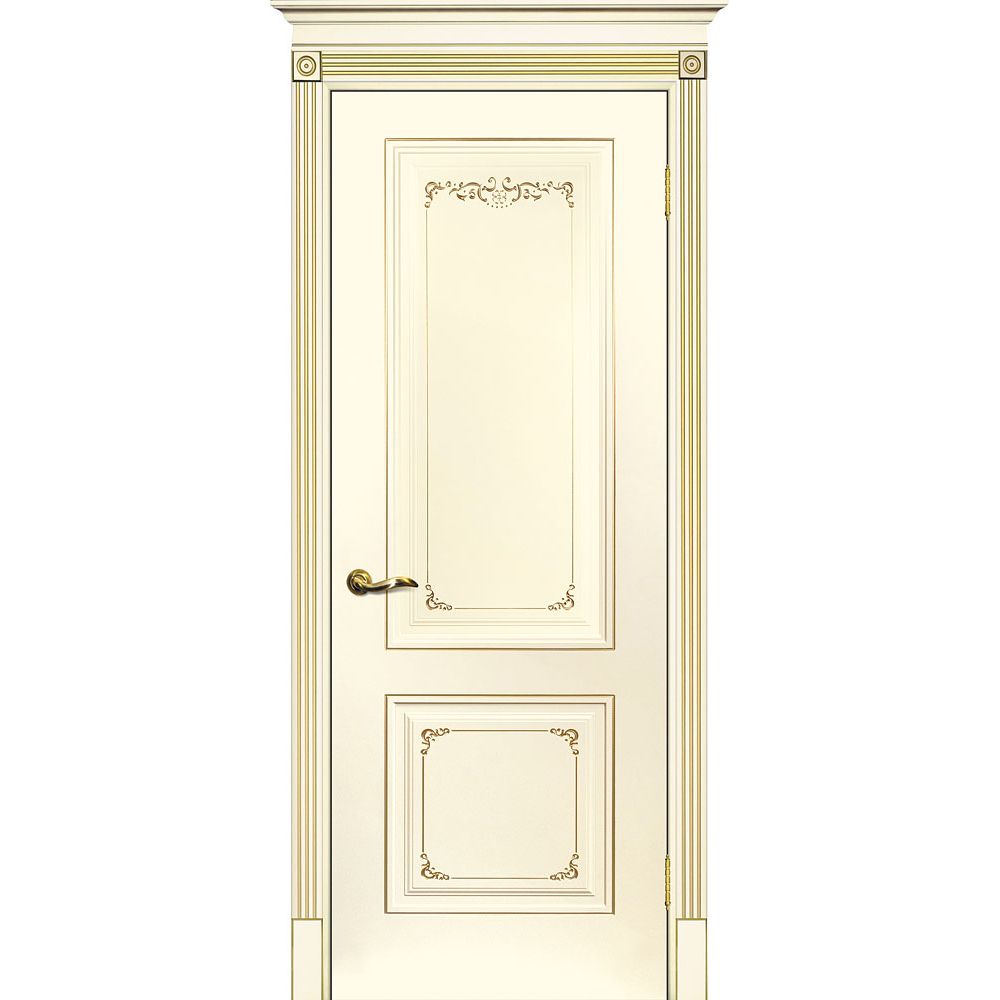 Двери крашеные (Эмаль) ТЕКОНА Смальта 14 глухое Слоновая кость ral 1013 патина золото Двери крашеные (Эмаль) ТЕКОНА Смальта 14 глухое Слоновая кость ral 1013 патина золото