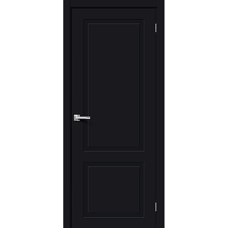 Дверь межкомнатная из ПВХ "Граффити-12" Total Black глухая по цене 5561 ...