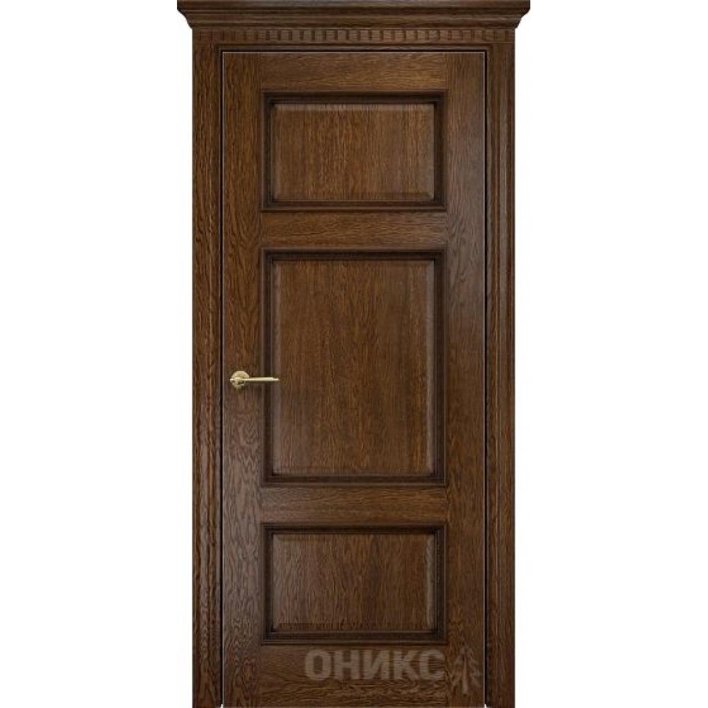 Межкомнатные двери Оникс Classic Прованс Дуб коньяк Шпон натуральный по ...